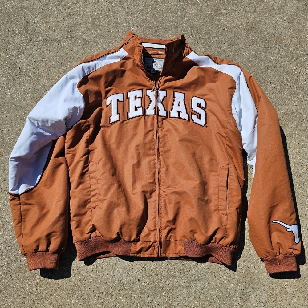 Colosseum Athletics Taxas Orange College-NCAA Zip Up Jacket Xl‎